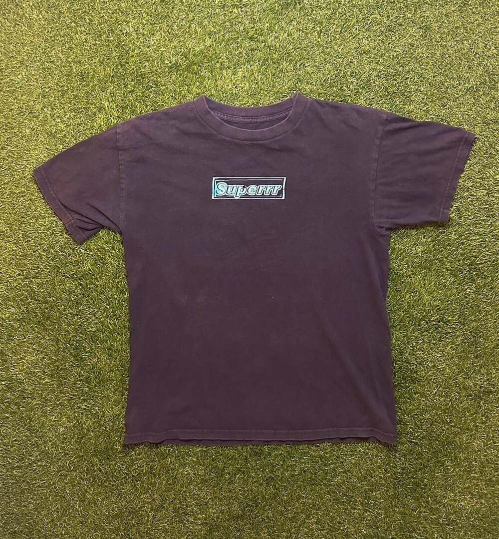 Superrr Graphic T-Shirt Black Short Sleeve